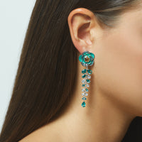 Flower Cascade Earrings