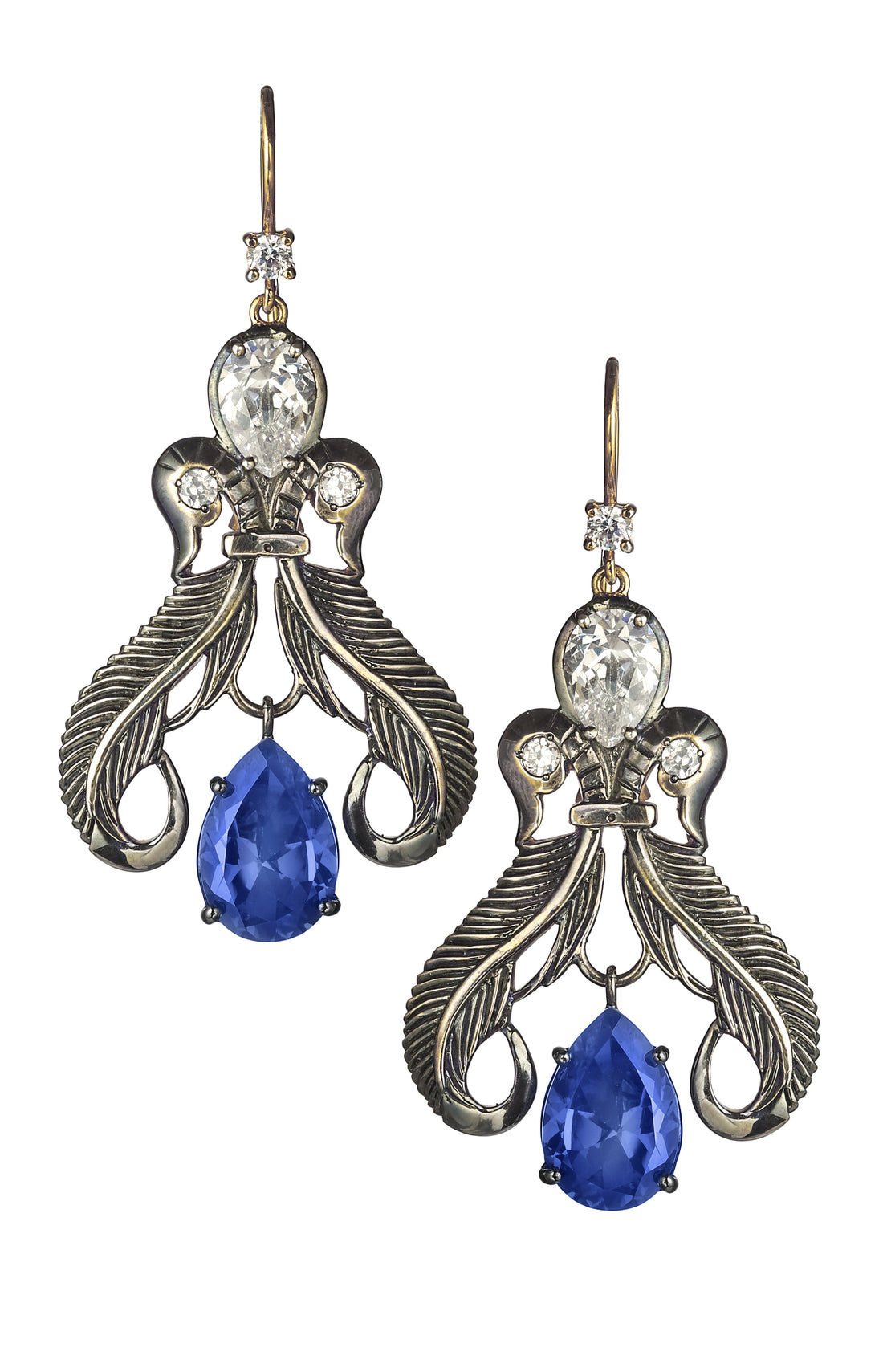 Peacock Feather Earrings