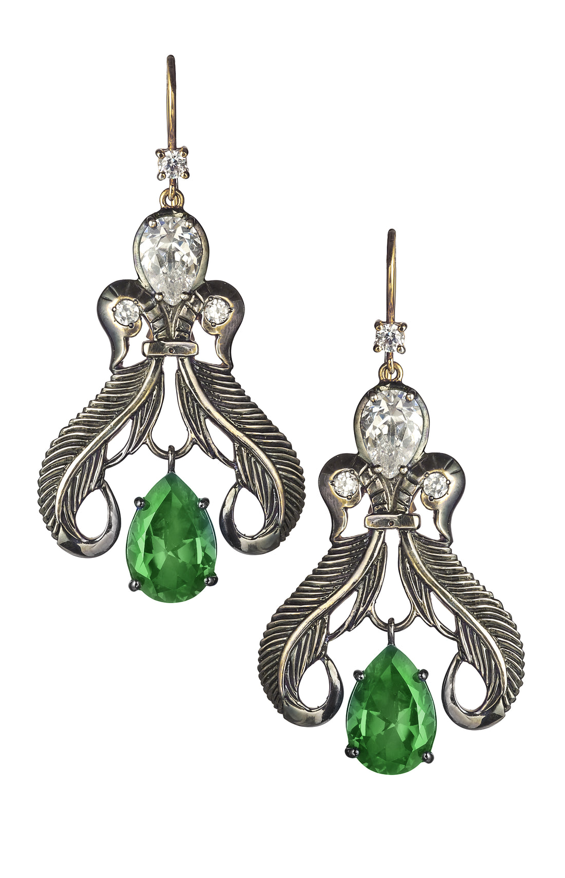 Peacock Feather Earrings