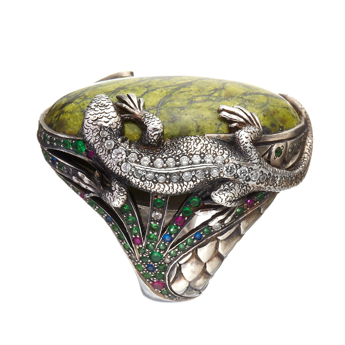 Marble Lizard Ring