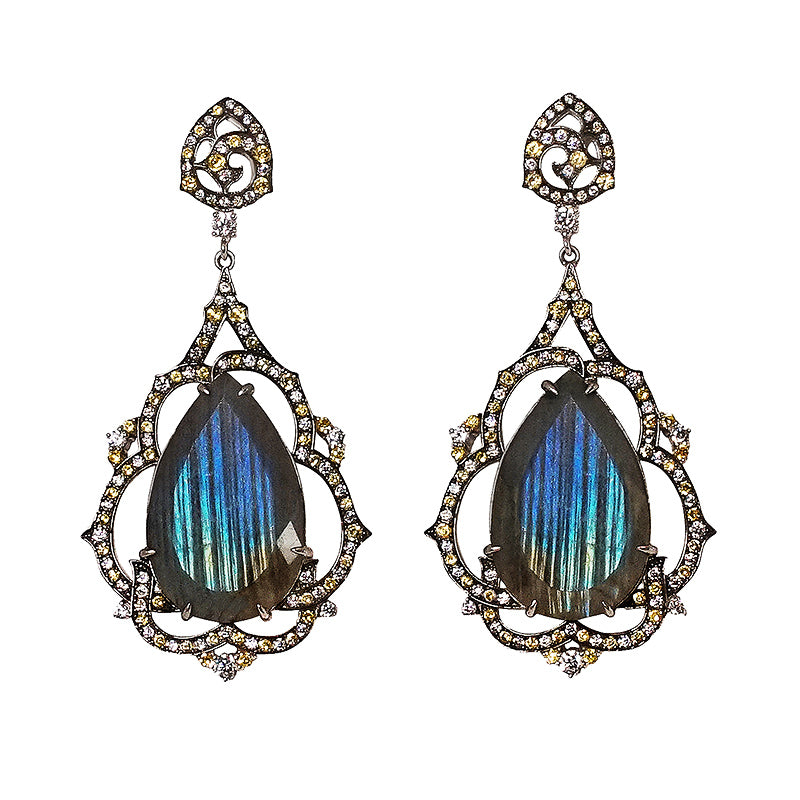 Stone Tulip Earrings