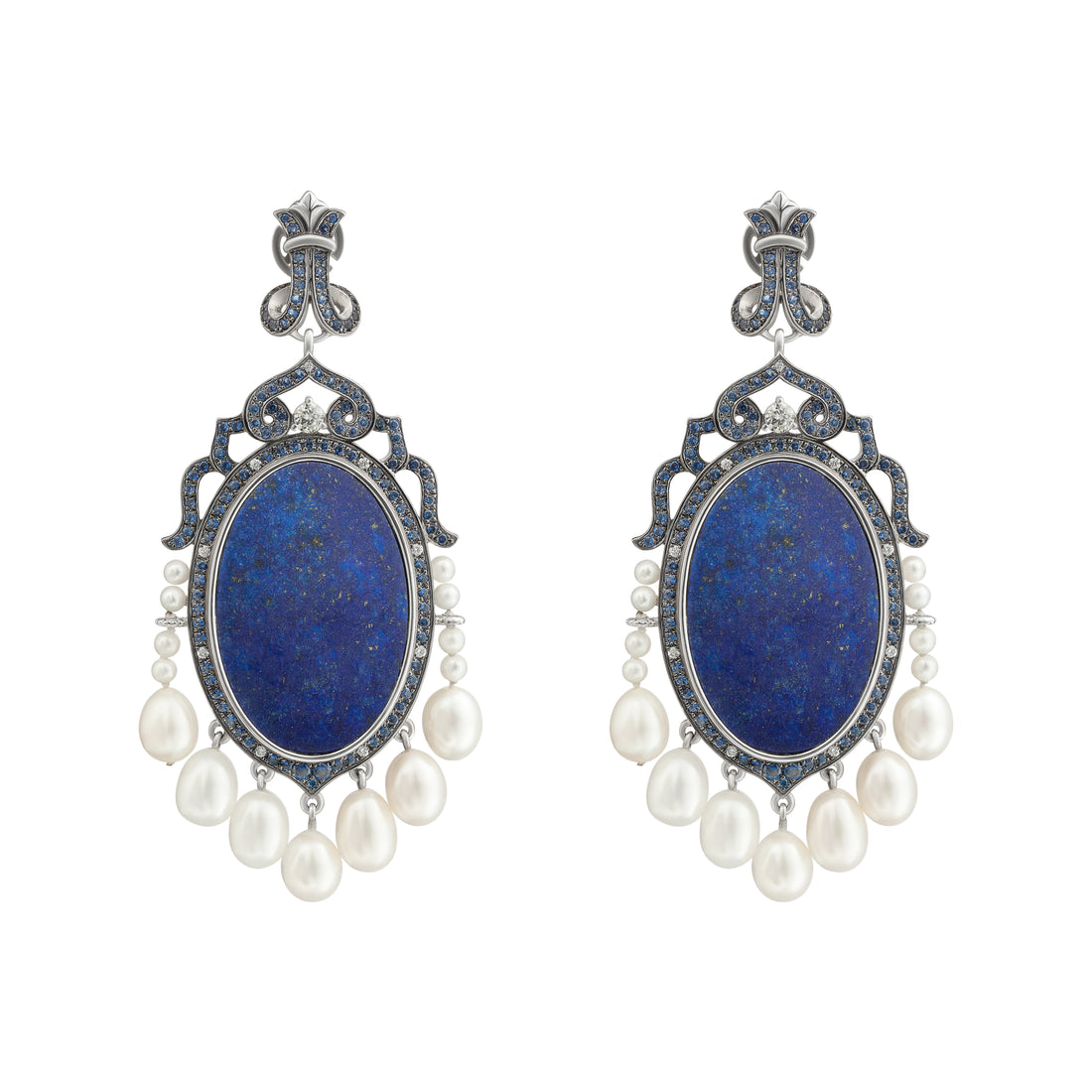 Maharaja’s Pearls Earrings