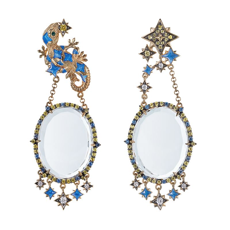 Gecko Earrings