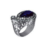 Ruby Drop Ring