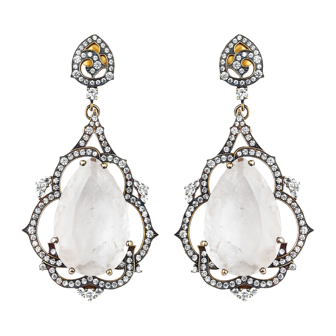 Stone Tulip Earrings
