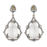 Stone Tulip Earrings