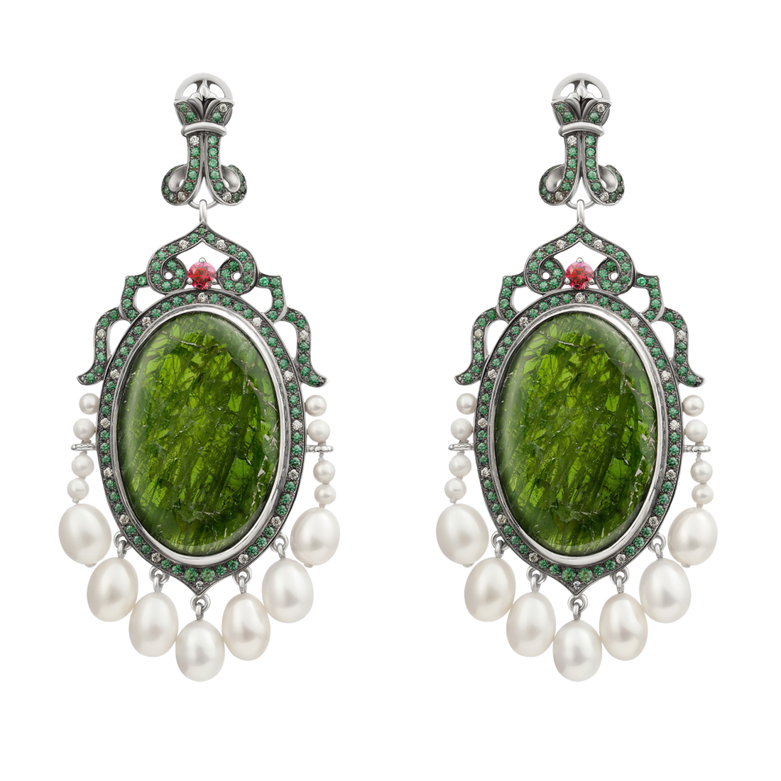 Maharaja’s Pearls Earrings