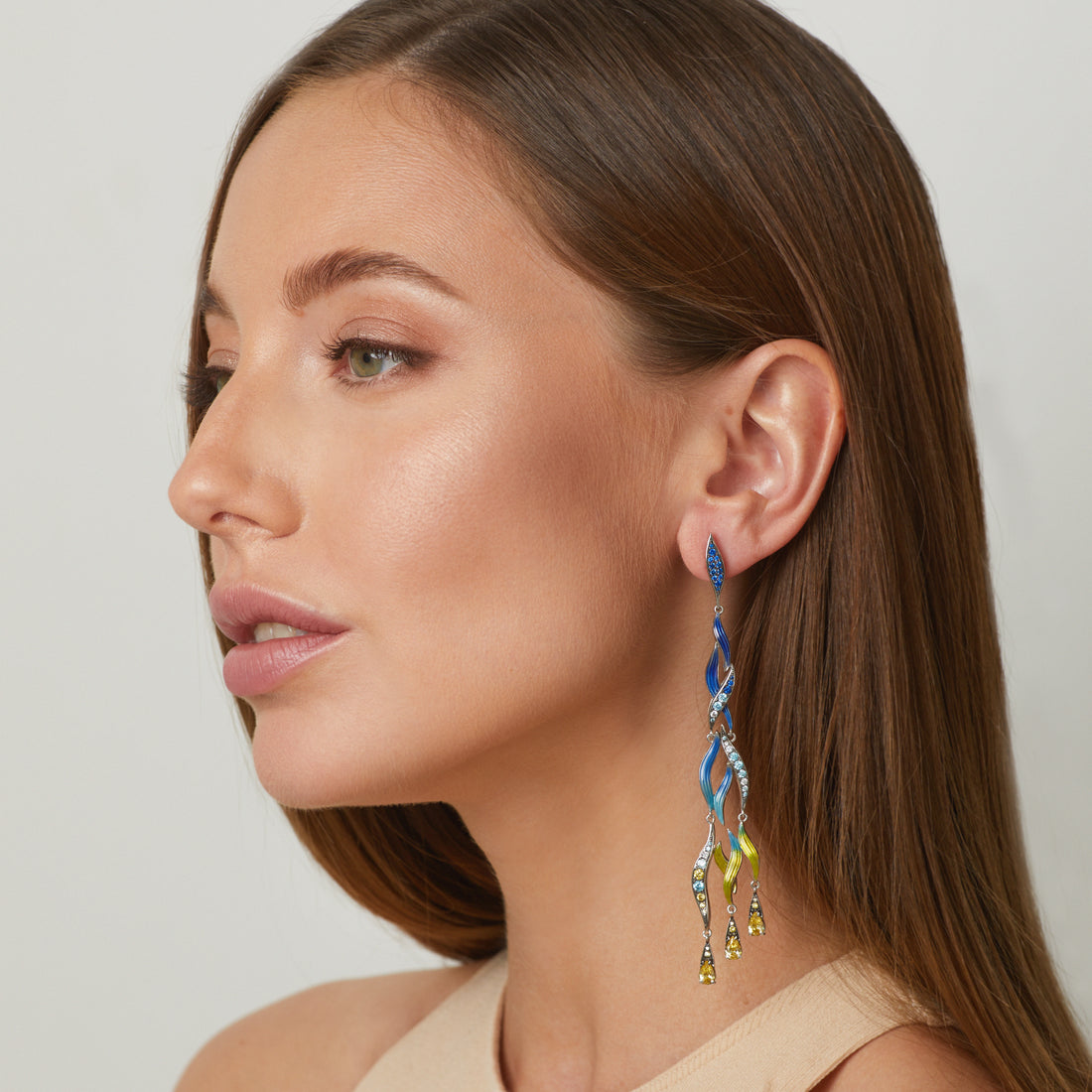 Seaweed Mono Earrings