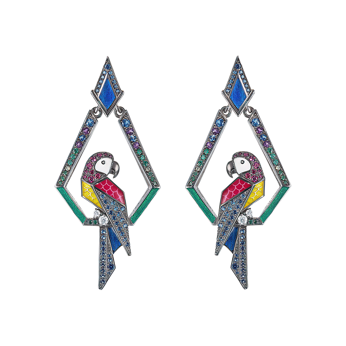 Cockatoo Earrings