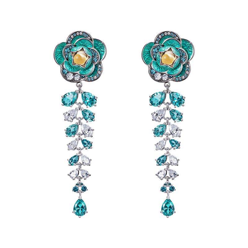 Flower Cascade Earrings
