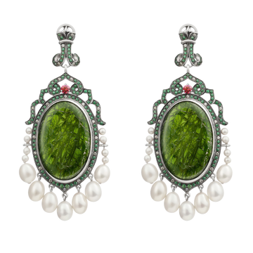Maharaja’s Pearls Earrings